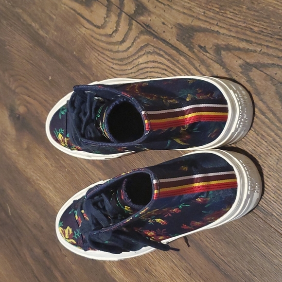 Womens Converse platform lugged sneakers sz 7 - Picture 4 of 8